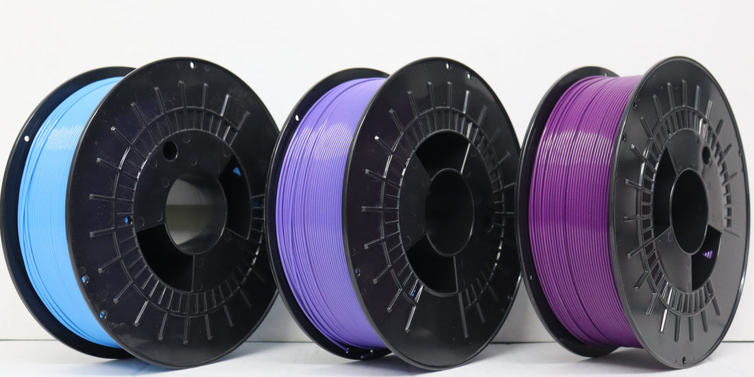 3 Spools of PLA Plus 3D printer filament