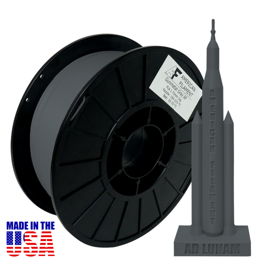 Gunmetal Gray AF 1.75mm PLA+ Filament Made in the USA!.
