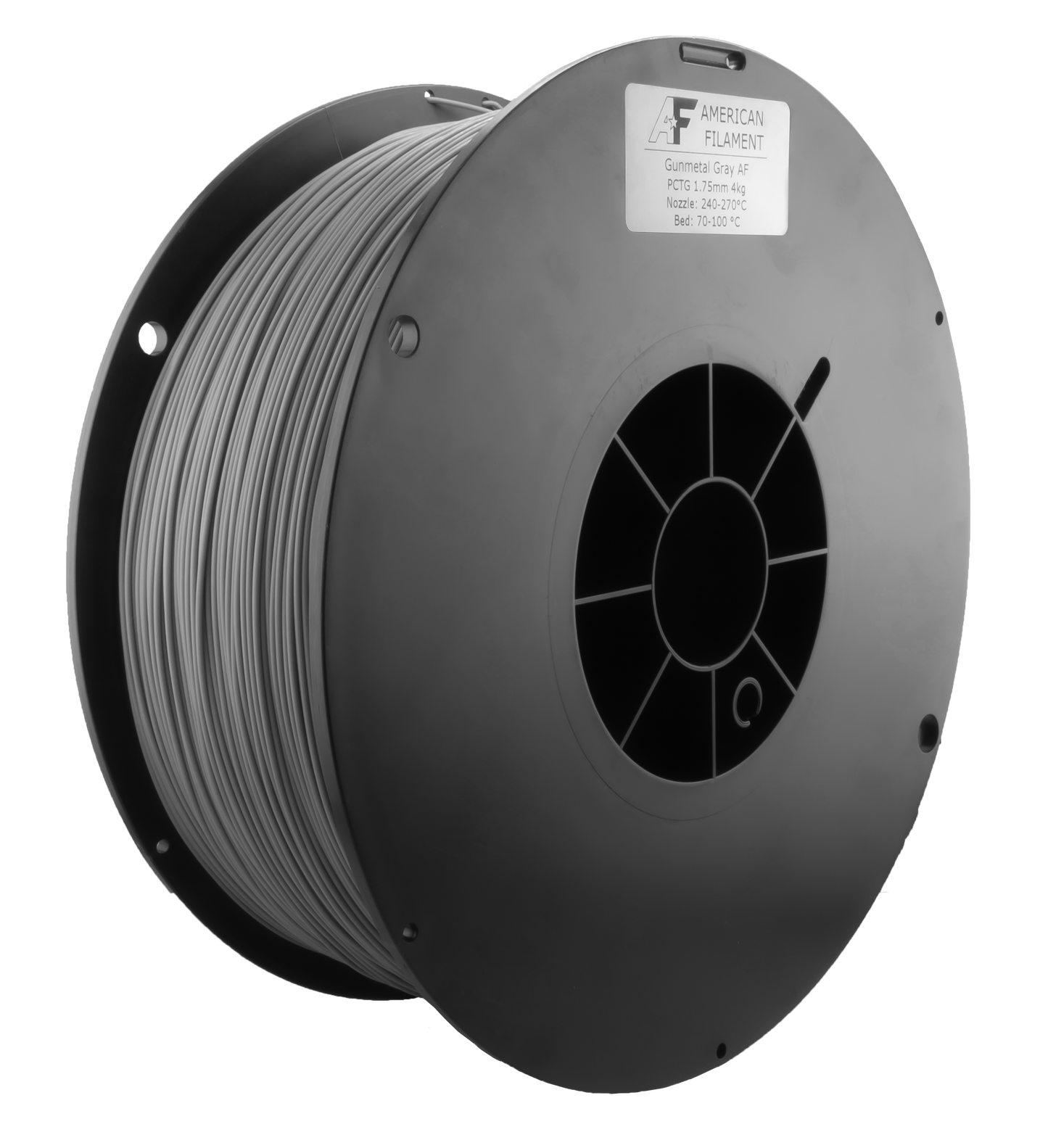 Gunmetal Gray AF 1.75mm PCTG Filament Made in the USA!