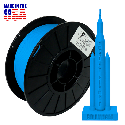 Sky Blue AF 1.75mm PLA+ Filament Made in the USA!.