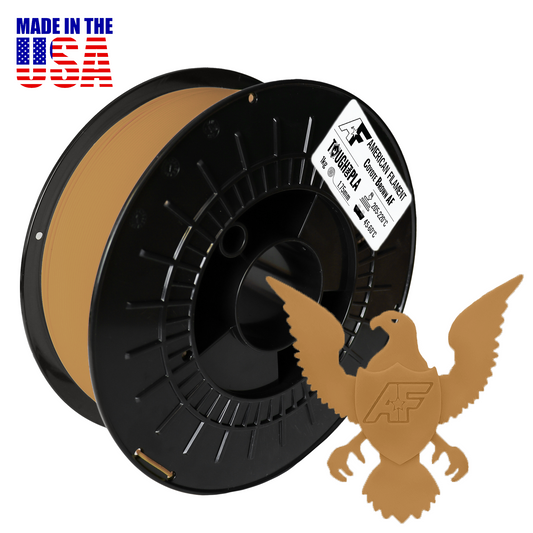 Coyote Brown AF 1.75mm Tough Pro PLA+ Filament Made in the USA!.