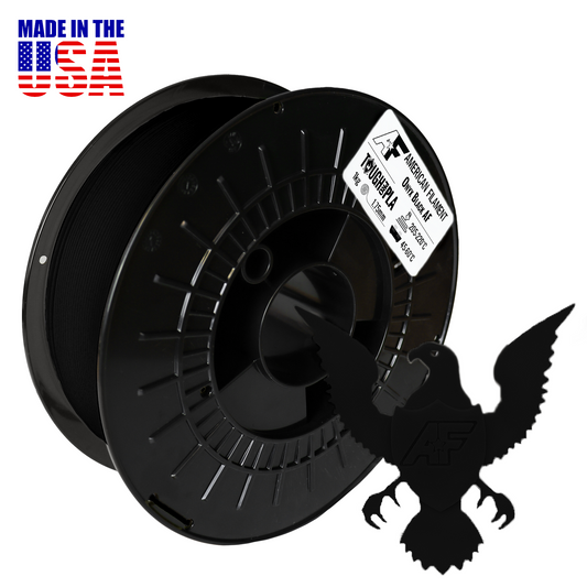Onyx Black AF 1.75mm Tough Pro PLA+ Filament Made in the USA!.