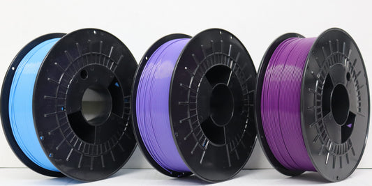 3 Spools of PLA Plus 3D printer filament 