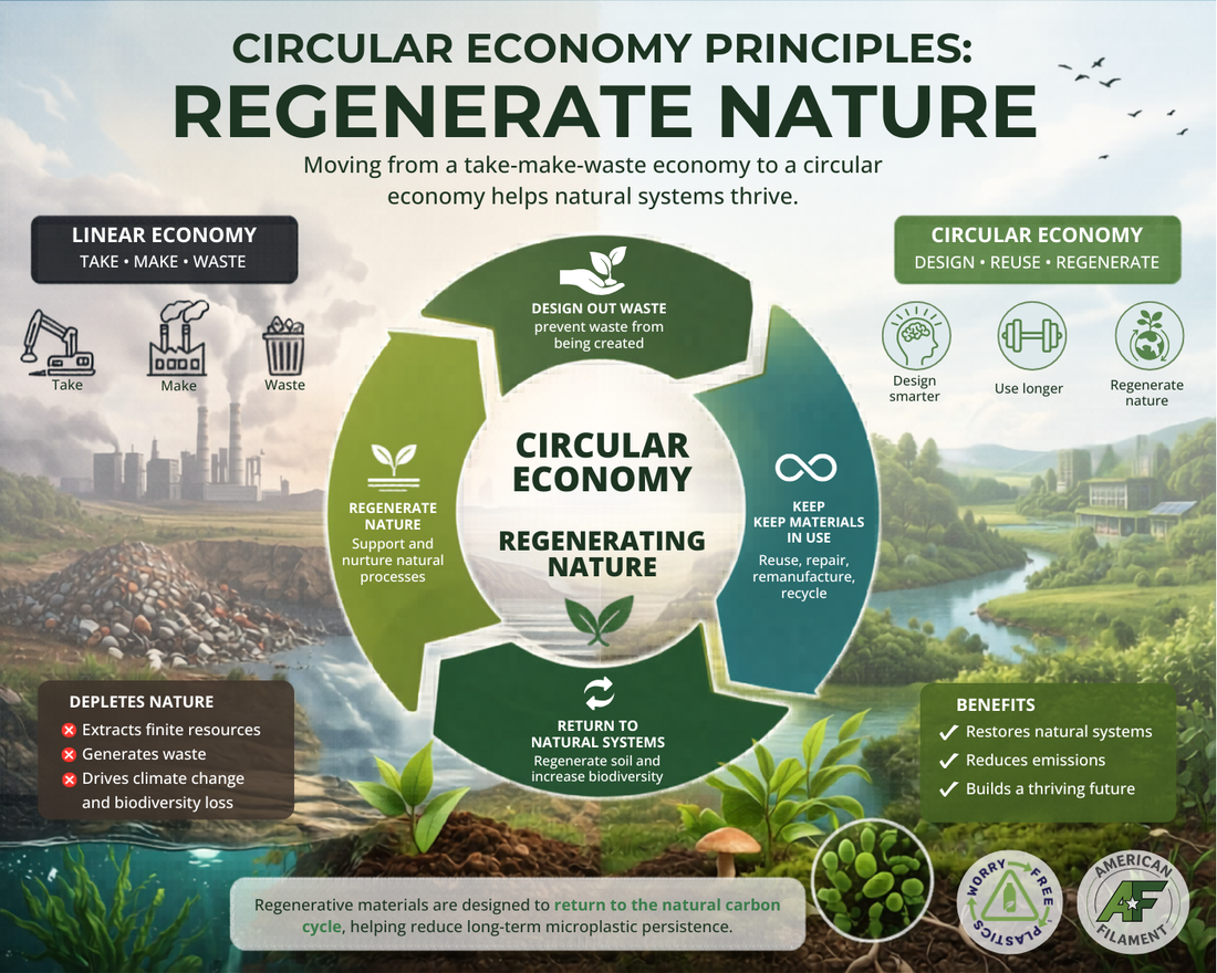What Is the Circular Economy? A Better Way to Think About Materials, Waste, and 3D Printing