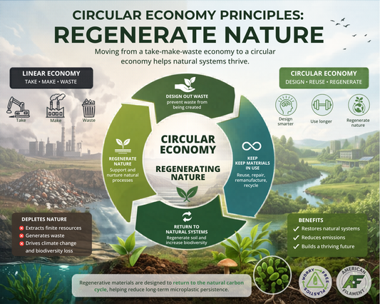 What Is the Circular Economy? A Better Way to Think About Materials, Waste, and 3D Printing