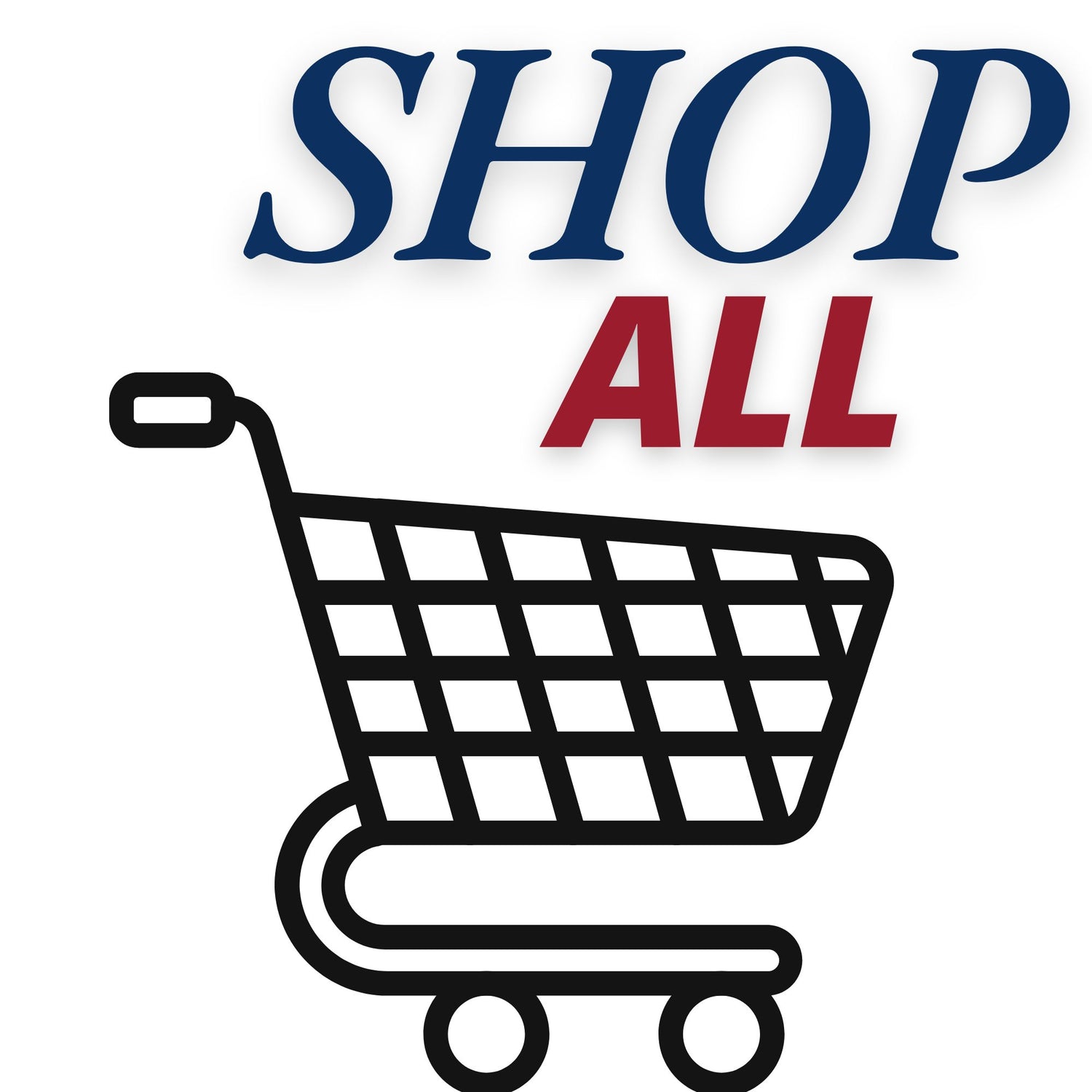 Picture of Shopping Cart with Text Shop All