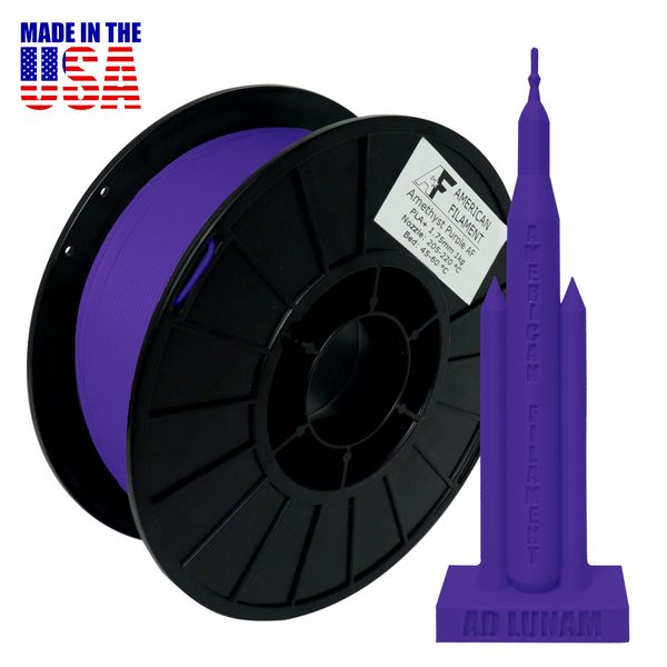 Amethyst Purple AF 1.75mm PLA+ Filament Made in the USA!