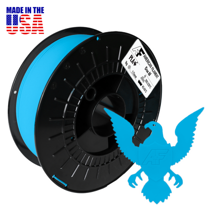 Cyan AF 1.75mm PLA+ Filament for Color Lithophanes.