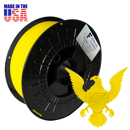 Dandelion Yellow AF PLA+ 3D Printer Filament, 1.75 mm Diameter, 1 kg Spool.