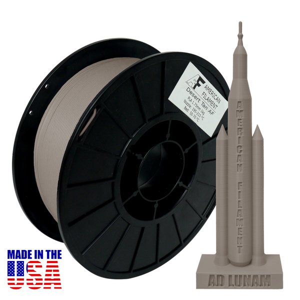 Desert Tan AF 1.75mm PLA Filament - Made in the USA!
