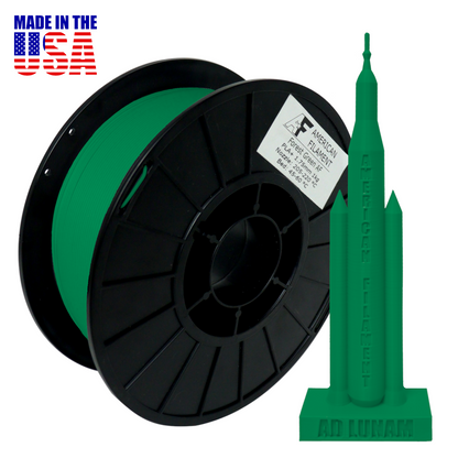 Forest Green AF 1.75mm PLA+ Filament Made in the USA!.