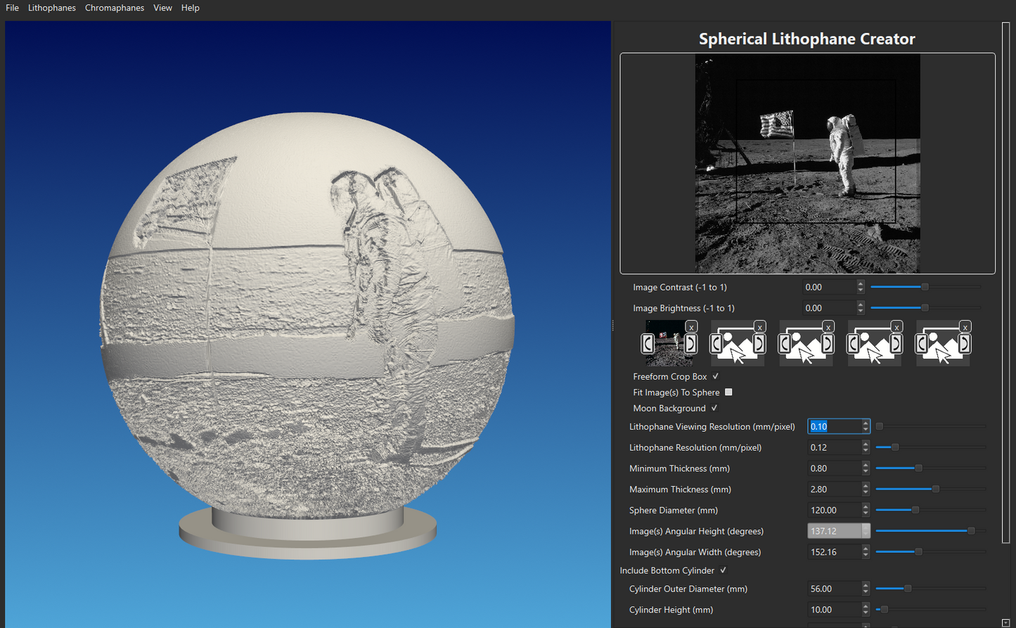 Lithophane Maker Desktop.
