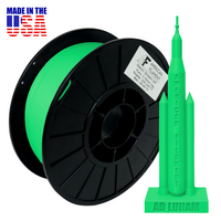 Neon Green AF 1.75mm PLA+ Filament - Made in the USA!
