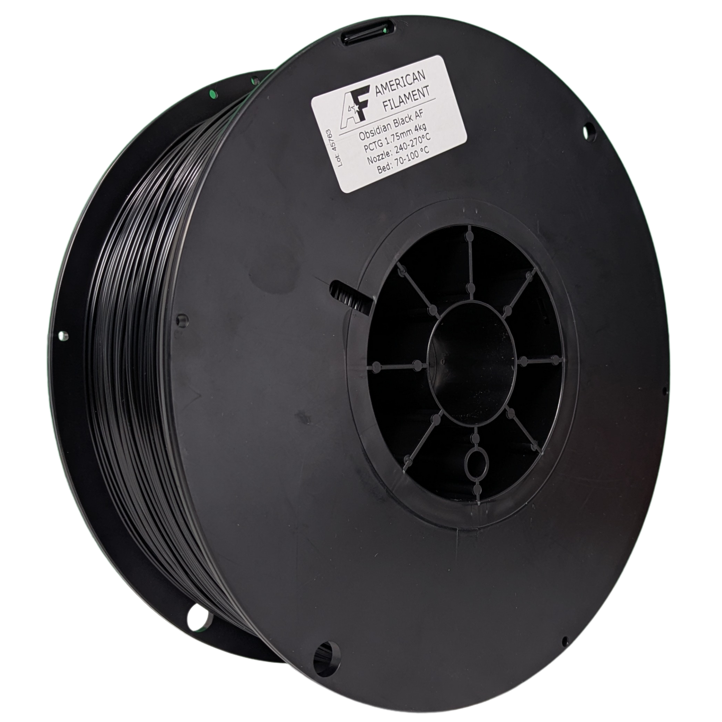 Filamento PLA+ Tough Pro AF negro ónix de 1,75 mm ¡Fabricado en EE. UU.!