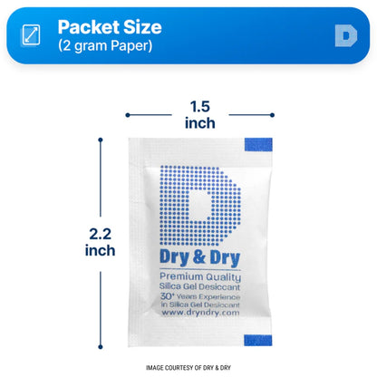 Rechargeable Silica Gel Desiccant Packets