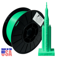 Emerald Green AF Silky 1.75mm PLA Filament - Made in the USA!