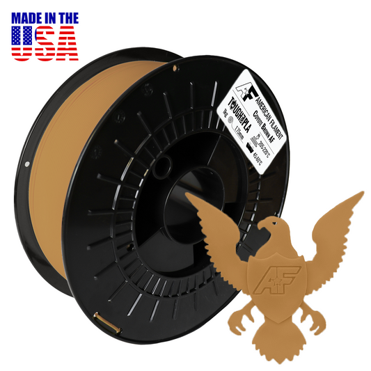 Coyote Brown AF 1.75mm Tough Pro PLA+ Filament Made in the USA!