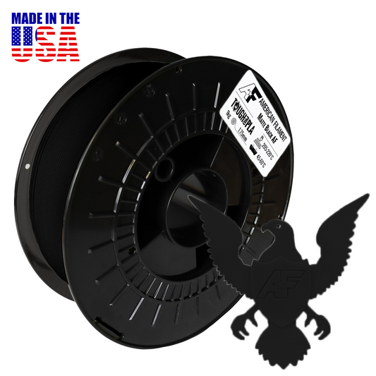 Matte Black AF 1.75mm Tough Pro PLA+ Filament Made in the USA!