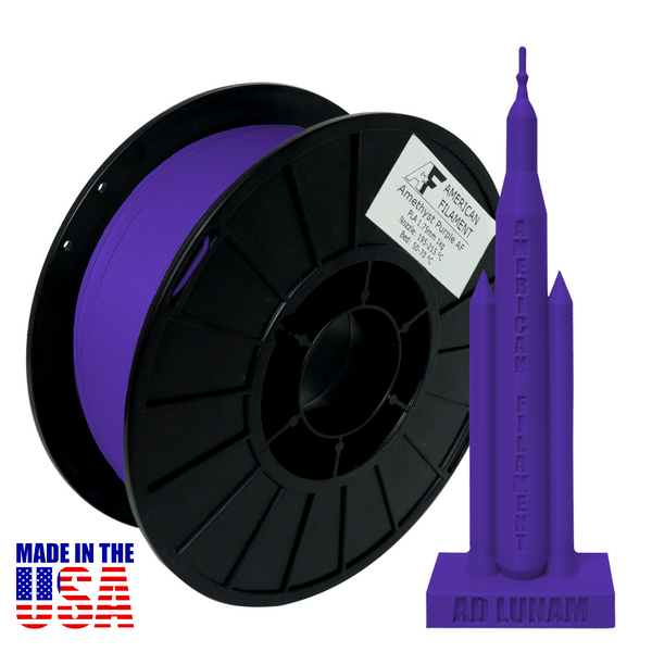 Amethyst Purple AF 1.75mm PLA Filament - Made in the USA!