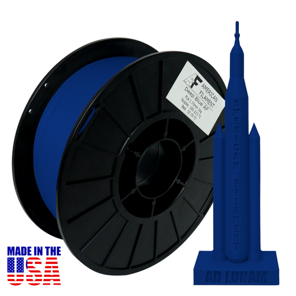 Deep Blue AF 1.75mm PLA Filament Made in the USA!